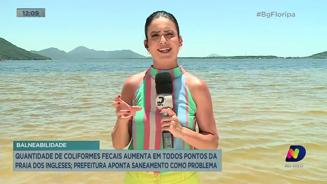 Praias de SC de maior movimentação vão ter duas análises de balneabilidade por semana