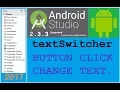 Android studio tutorial - How to change text on button click in android Another super trick way