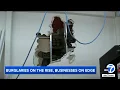 Burglars smash walls to ransack more than a dozen businesses in LA s Fashion District