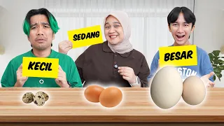 Nyobain Telur Kecil, Sedang & BESAR - Keluarga Ziyan