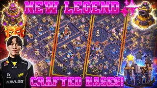 Best LEGEND Crafted BASES META Best TH18 Push Bases Copy Links Top Tier Defense Layouts