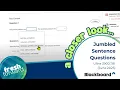 Jumbled Sentence Questions - Ultra 3900 118 June 2025