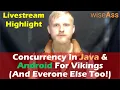 Concurrency Asynchronous For AsyncTask RxJava Executors Threads