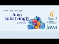 Java substring Method in Hindi Extract Text Using substring in Java substring in Java