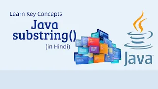 Java substring Method in Hindi Extract Text Using substring in Java substring in Java