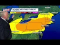 Saturday impact weather then sun returns