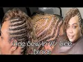 Side Sew-In With Side Braids VLOGMAS DAY 9