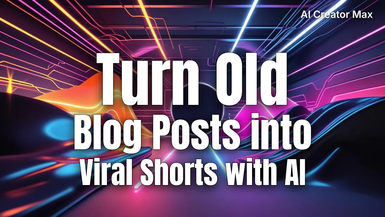 How to Turn Viral AI Shorts Into Blog Traffic YouTube video preview