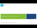 MTA Python Training 5 Math Functions Part 1 - Urdu