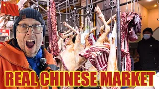 中國傳統農貿市場裡有什麼？