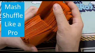 MASH SHUFFLE TUTORIAL Better Shuffling Magic The Gathering Commander Decks and Sleeved Cards