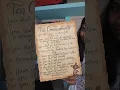 The Ten Commandments - wall decor