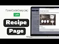 Build a Recipe Page - freeCodeCamp Responsive Web Design HTML Guide