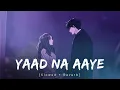 Akull - Yaad Na Aaye (Slowed & Reverb) | Angel Rai | Mellow D, Dhruv Yogi