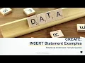 4-1-c INSERT Statement Examples