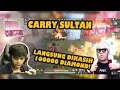 CARRYIN SULTAN PROS LANGSUNG DIKASIH 100.000 DIAMOND!! - FREE FIRE BATTLEGROUND