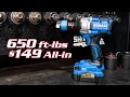 KOBALT 24V Brushless Mid-Torque Impact Wrench - AND 55pc Impact Socket Set from Lowes