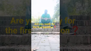 Are You Ready For The First Question  Are You Ready For The First Question
