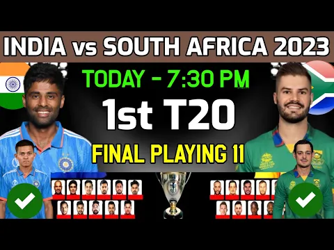 Download MP3 India vs South Africa 1st T20 Match 2023 | India vs South Africa 1st T20 Playing 11 | Ind vs Sa 2023