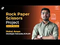 Build a Rock Paper Scissors Game using JavaScript Part HTML CSS Web Design SCALER