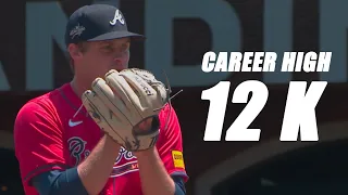 Bryce Elder Strikes Out Career High 12 Batters vs Giants