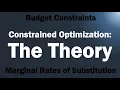 Constrained Optimization The Concepts and Equations behind the Math