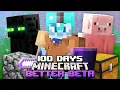 Download Lagu I Survived 100 Days in Better Beta Minecraft