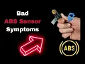 Bad ABS Sensor Symptoms 6 Signs You Shouldn t Ignore