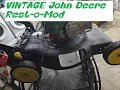 Vintage John deere JS46 Walk Behind Lawnmower RESTOMOD VID