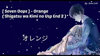 Download Lirik Lagu\u0026 Terjemahan Orange Cover Rina Aoi - 7 (OST. Anime Your Lie In April) + Kanji | Anime MP3