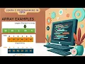 Lecture 10 session 3 C Programming in Odia Use of Array Examples reverse largest element in C