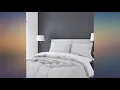 Bourina Duvet Cover Set Seersucker Stripe Twin Size 68 x 90 inches Mocha Pink 2 review
