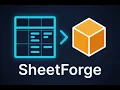 SheetForge for Unity Google Sheets Excel to validated ScriptableObjects