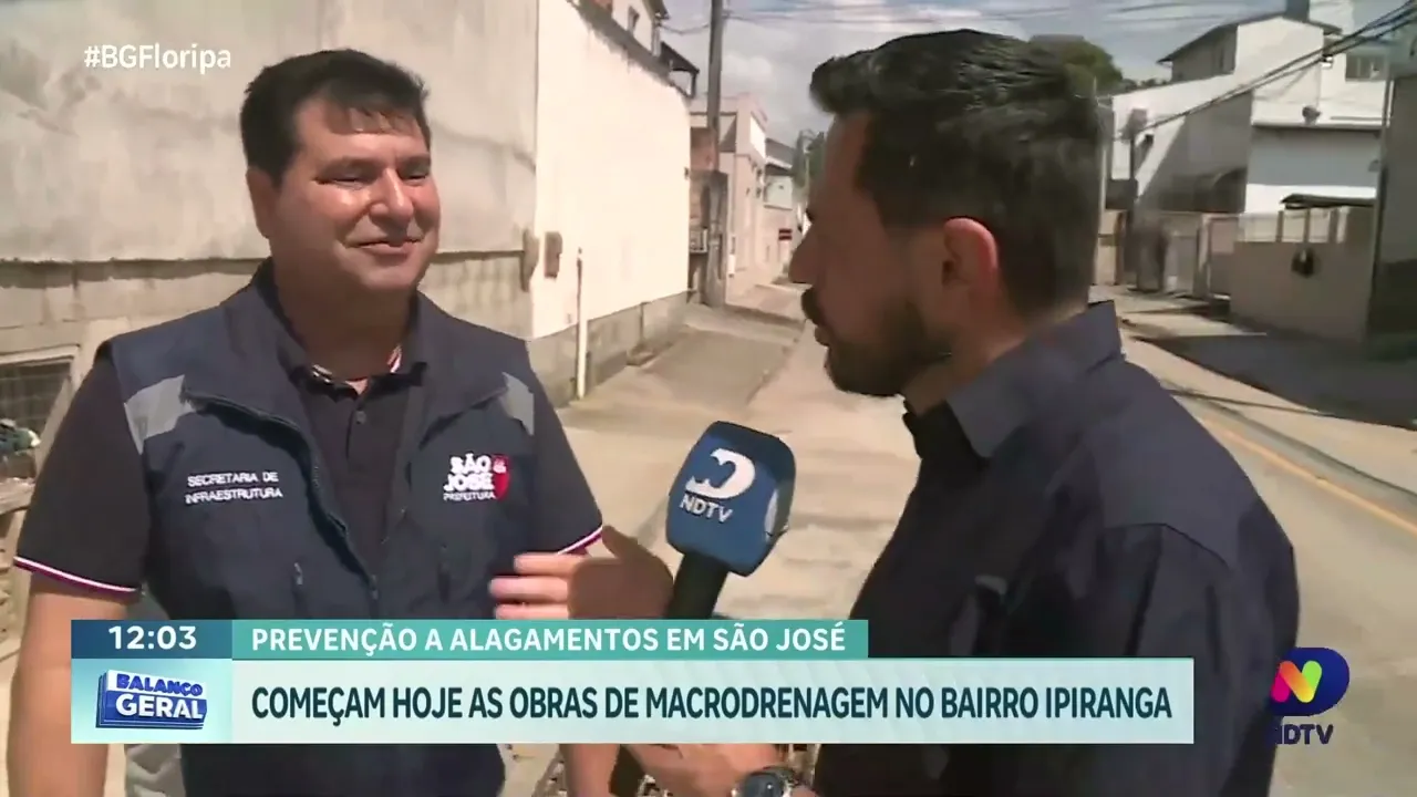 Início das obras: Macrodrenagem no bairro Ipiranga em São José
