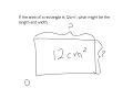 Factor pairs - finding unknown dimensions of a rectangle