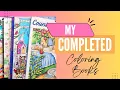 Revisiting All of My Completed Coloring Books