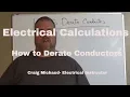 Derating of Conductors Explained