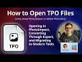 How to Open TPO Files PhotoImpact Object