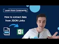How to extract from JSON Links