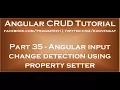 Angular input change detection using property setter