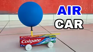 How to Make Amazing Balloon Powered Car - Air Car