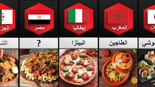 أشهر الأكلات و الأطباق الشعبية في دول العالم و الوطن العربي بماذا تشتهر دولتك 