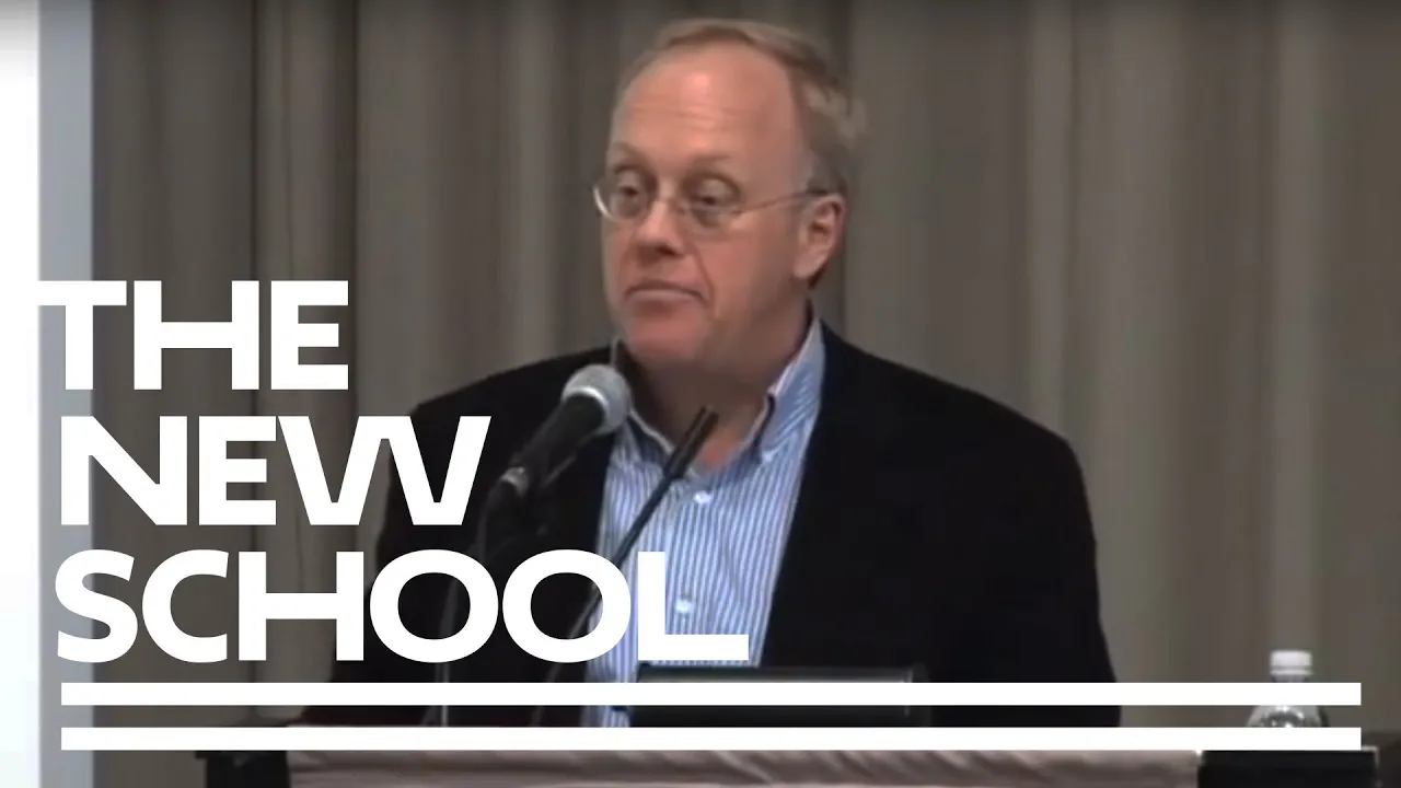 Chris Hedges: Empire of Illusion & The End of Literacy | The New School