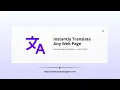 Translate ANY Website Instantly No App Needed JavaScript Bookmarklet Hack