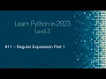 Learn Python in Arabic Regular Expression part 1