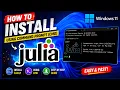 How to Install Julia Using Command Prompt CMD on Windows 11 Easy Guide 2026
