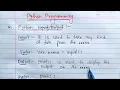 Python Learn Coding
