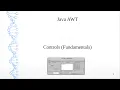Java AWT - GUI Controls