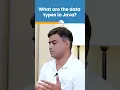 Data Types In Java Java Interview Question