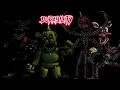 phantoms foxy and phantom Freddy vs creation and nightmare mangle